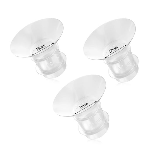 Flange Insert 3pcs size 17mm 19mm 21mm - for FetalPlus 3.0 Wearable Breast Pumps