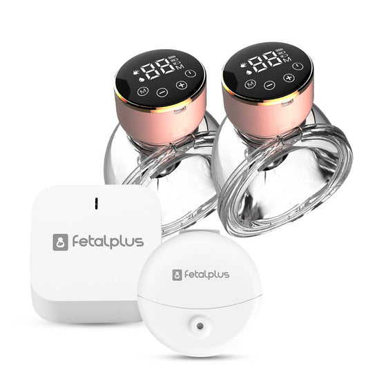 FetalPlus 3.0 Wearable Breast Pump Double Pack & FetalPlus Baby Sleep Breathing Monitor Bundle