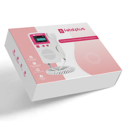 Pregnant Fetal Heart Rate Doppler Monitoring Of Infant Health U3 Digital  Version+250ml Couplant+battery 1. Pair Of Off White